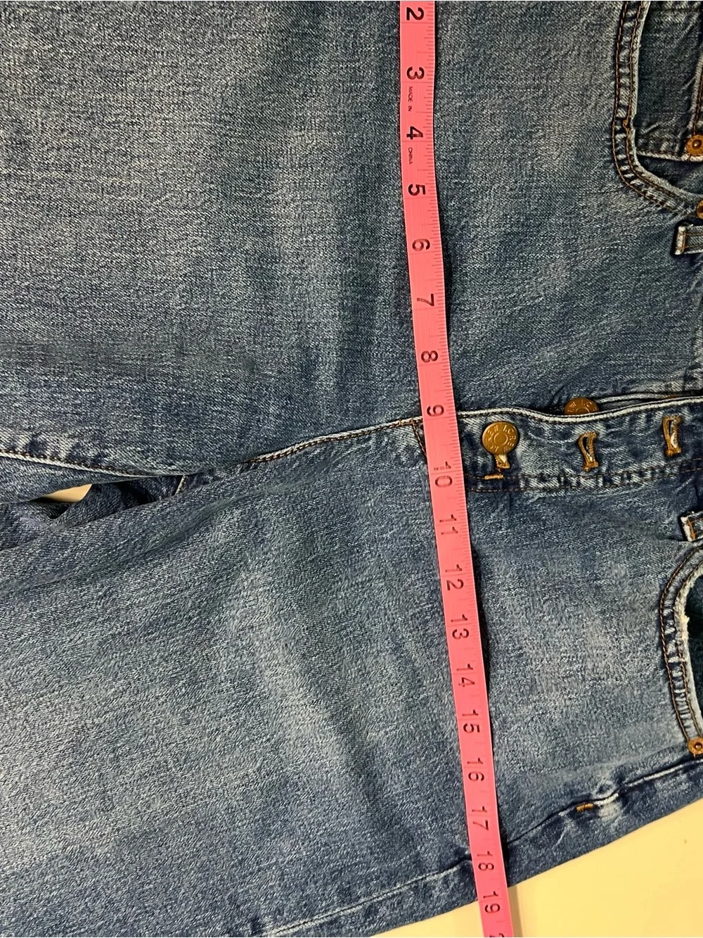 J. Crew Medium Blue High-Rise Wide Leg Button-Fly Jeans